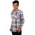 Vida Loca Purple Color Cotton Designer Checkered Shirt For Men