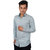 Vida Loca Blue Color Cotton Designer Printed Shirt For Men