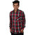 Vida Loca Black Color Cotton Designer Checkered Shirt For Men