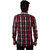 Vida Loca Black Color Cotton Designer Checkered Shirt For Men