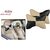 Auto Addict Square Beige Black Neck Rest Cushion Pillow Set Of 2 Pcs For Hyundai Eon