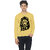 Yellow color full sleeve tiger t  printed tshirt