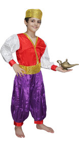 Kaku Fancy Dresses Aladdin Fairy Tales,Story Book Costume For Kids School Annual function/Theme Party/Competition