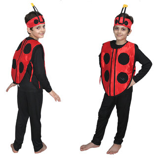 Kaku Fancy Dresses Lady Bird Insect Costume For Kids School Annual Function/Theme Party/Competition/Stage Shows Dress