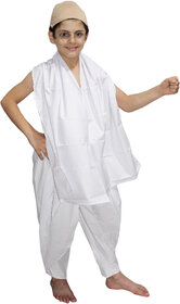 Kaku Fancy Dresses Gandhi Ji,National Hero/Freedom Fighter Costume For Kids Independence Day/Republic Day