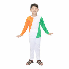 Kaku Fancy Dresses  Tri Color Track Suit For Kids