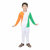 Kaku Fancy Dresses  Tri Color Track Suit For Kids