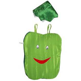 Kaku Fancy Dresses Capsicum Vegetables Costume only cutout with Cap For Kids Annual function/Theme Party/Competition.