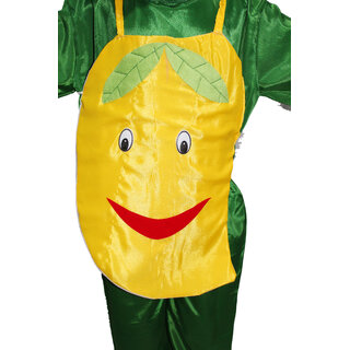 Kaku Fancy Dresses Mango Fruits Costume only cutout with Cap For Kids Annual function/Theme Party/Competition