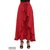 Stylezone Crepe Palazzo Cum Skirt-tm6086red