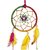 Kartik Dream Catcher Wall Hanging Handmade Beaded Circular Net Decoration Ornament Multi Color Dia 4 inch/Long 15 inch