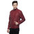 Lambency Men's Maroon Jackets