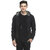 Lambency Men's Black Hooded Sweatshirt