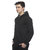 Lambency Men's Black Hooded Sweatshirt