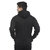 Lambency Men's Black Hooded Sweatshirt