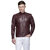 Lambency Men's Maroon Jackets
