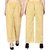 Women Cotton Embriodary palazzo pant or trousers sking or gold colour
