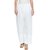 Partyweare  Women's Chikankari EmbroideWhite Cotton Palazzo  White colour