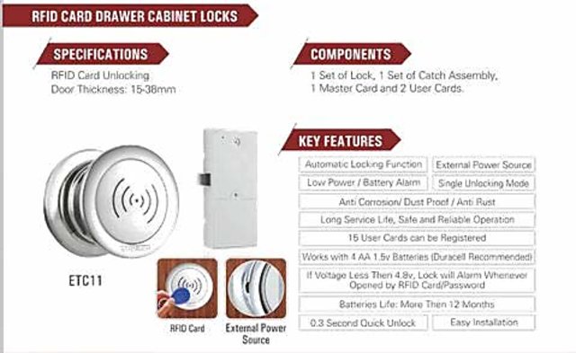 Buy Evotech Fingerprint Bluetooth Round Padlock Security lock Bluetooth ...