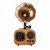 Tech Gear Retro Bluetooth Speaker Gramophone Shape Design Music Player Classic Wireless Portable Speaker
