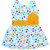 Flora's Self Design Cotton Frocks For Girls ( Combi pack of 2)