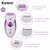 Kemei KM-2530 4in1 Rechargeable Epilator Hair Remover Shaver Trimmer For Women
