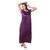 RamE Purple Women Satin Short Robe