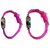 Barbie analog purple and pink colour kids girls watch combo watch