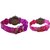 Barbie analog purple and pink colour kids girls watch combo watch