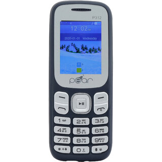 Pear P312 1.8 inches (4.57 cm) Dual Sim Feature Phone