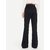 Elastic Waist Side Broad White Stripe Wide Leg Pants