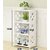 SS Arts Engineered Wood 3 Tier Standing Storage Shelf Rack (White)