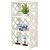 SS Arts Engineered Wood 3 Tier Standing Storage Shelf Rack (White)