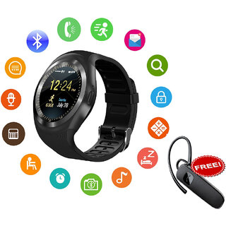 Y1 Smart Watch support Nano SIM Card and TF Card...
