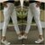 Best Seller Imported White Color Check's Stretchable Pants / Jeggings /Gym Wear /Yoga Wear /Casual Wear /Sport's Wear
