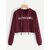 Raabta Maroon BABY GIRL Pullover Sweatshirt