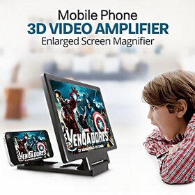 Universal 3D F1 Mobile Phone Screen Magnifier Enlarger  Video Screen Amplifier  Eyes Protection  Assorted color.