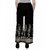 Blue ,White  &  Black Rayon Women's Flared Pants