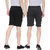 Manlino Men's Premium Plain Shorts (Pack of 2)