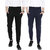 Manlino Men's Premium Plain Track Pant (Pack of 2)