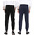Manlino Men's Premium Plain Track Pant (Pack of 2)