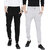 Manlino Men's Premium Plain Track Pant (Pack of 2)