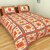 CH Fashion Badmer Print cotton doubel Bed bedsheet with Two Pillow cover