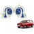 Auto Addict Mocc Car 18 in 1 Digital Tone Magic Horn Set of 2 For Fiat Palio