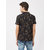 Mint & Cotton Black 100% Cotton Slim Fit Shirt for men