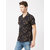 Mint & Cotton Black 100% Cotton Slim Fit Shirt for men