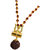 Lord Shiv's Trishul With Damaru  Rudraksha Pendant Necklace by Sujal Fashion.