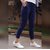 Best Seller Imported Blue Color Check's Stretchable Pants / Jeggings /Gym Wear /Yoga Wear /Casual Wear /Sport's Wear