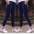 Best Seller Imported Blue Color Check's Stretchable Pants / Jeggings /Gym Wear /Yoga Wear /Casual Wear /Sport's Wear