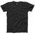 Generic Mens Black Solid 100% Cotton Round Neck T-Shirt